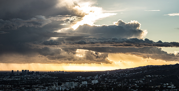 Hollywood, Santa Monica, Beverly Hills & Clouds