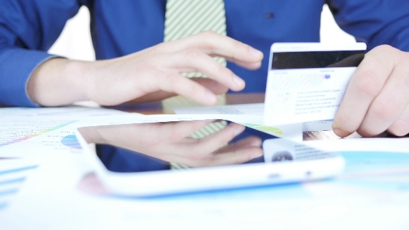 Businessman Thinking To Buy Or Not alt