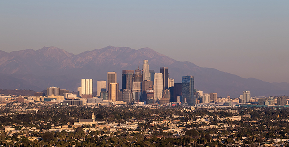 Los Angeles Sunset From Baldwin Hills