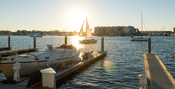 Marina Del Rey, Los Angeles, CA Golden Hour