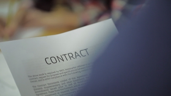 Read Business Contract, Mutual Agreement