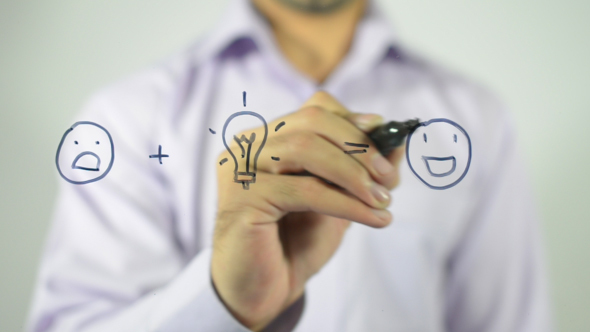 Life Changing Idea, Conceptual Illustration alt