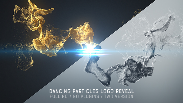 Dancing Particles Logo Reveal