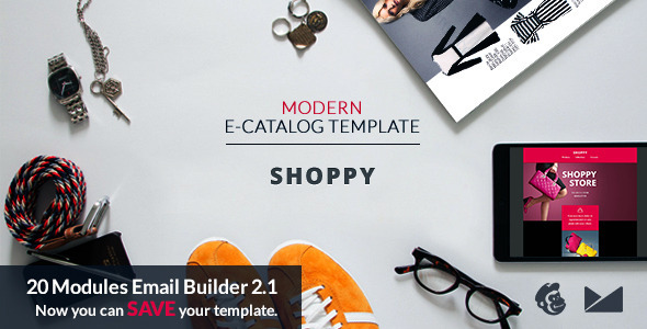 Shoppy Email Template + Online Emailbuilder 2.1