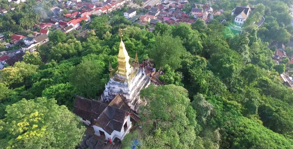 Phou Si Mountain In Luang Prabang