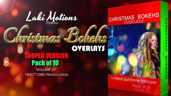 Xmas Bokehs (Pack of 10)