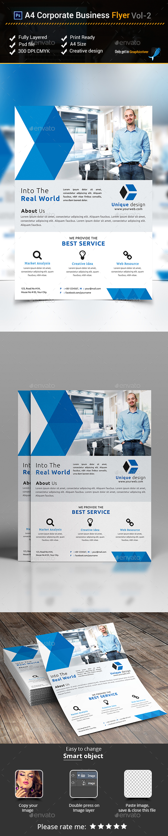 A4 Corporate Business Flyer vol- 2