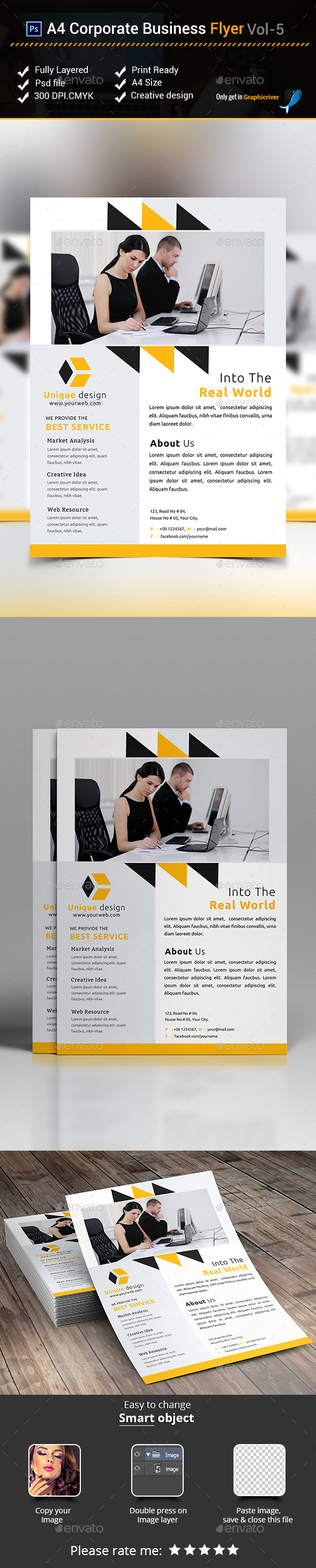 A4 Corporate Business Flyer vol- 5