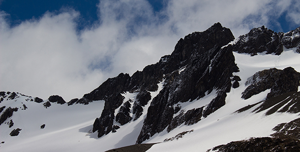 Clouds over Patagonian Peak