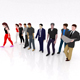 9 Low Poly 3D Standing People - 3DOcean Item for Sale