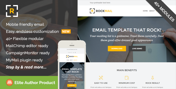 Rockmail, Multipurpose Email + Builder Access