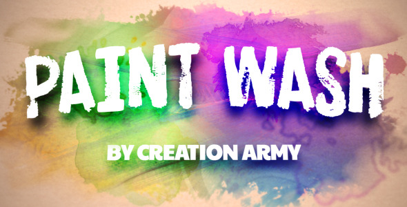 Paint Wash Titles & Lower Thirds