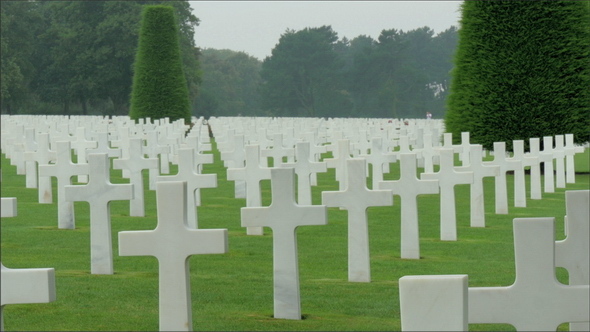 Horizon View of the Cemetery with the Crosses alt