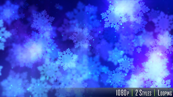 Winter Snowflake Background