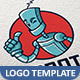 Robot Vector Logo Template - GraphicRiver Item for Sale