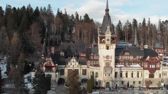 Exquisite Summer Castle Peles in Transylvania Romania