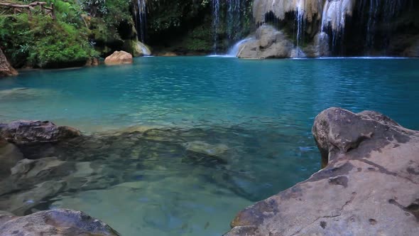 Fish Swimming In Khor Louang Waterfall In Lamphun Thailand 2