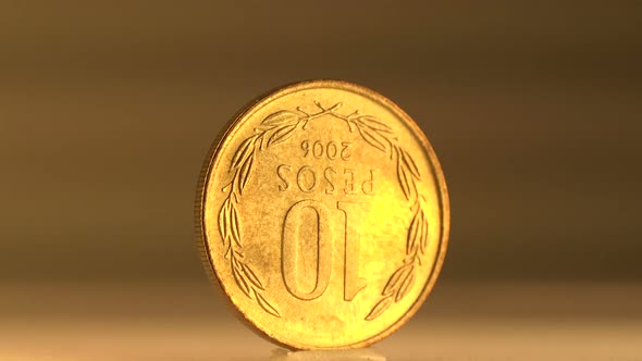 A Chilean 10 Peso Value