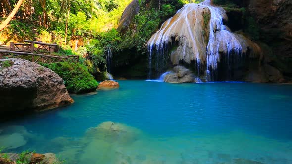 Khor Louang Waterfall In Lamphun Thailand 2