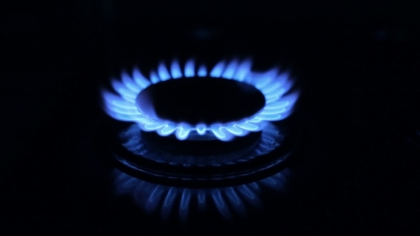 Blue Gas Flame