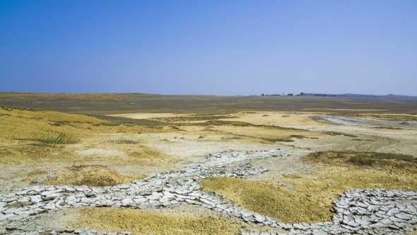 Valley Of Mud Volcanoes Near Kerch, Crimea