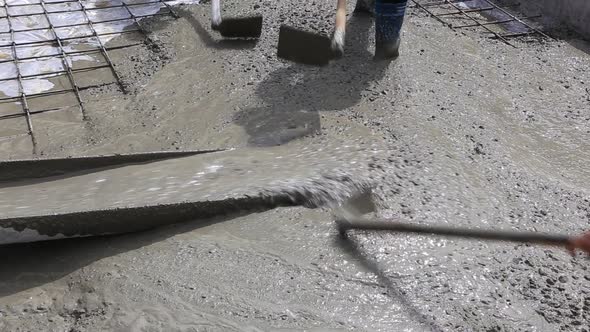 Cement Mixing For House Building 2