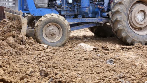 Tractor Working In Construction Site 2