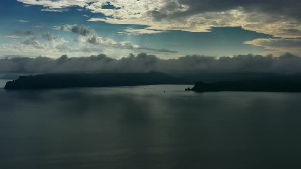 Clouds Over Kamchatka Peninsula Coast