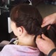 Male Hands of Master Braid Hair of Young Girls - VideoHive Item for Sale