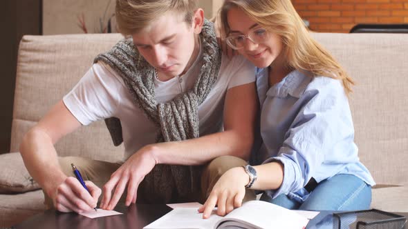 Students Spend Time Together Preparing for Exams.