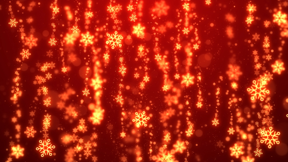 Falling Snowflakes Christmas Background