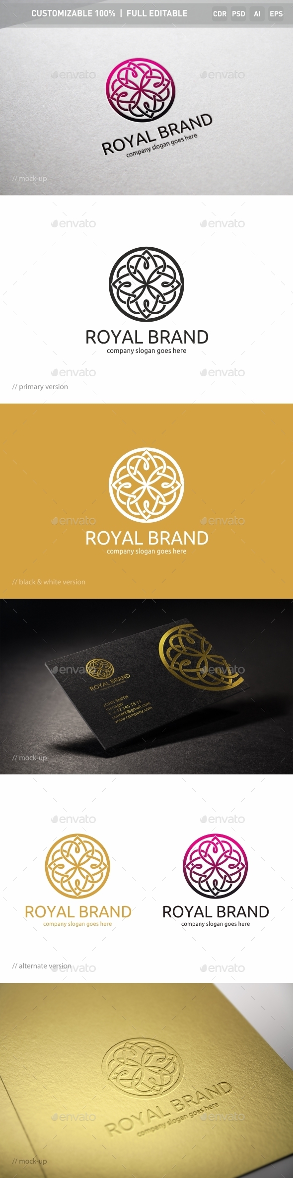 Royal Brand Logo Template