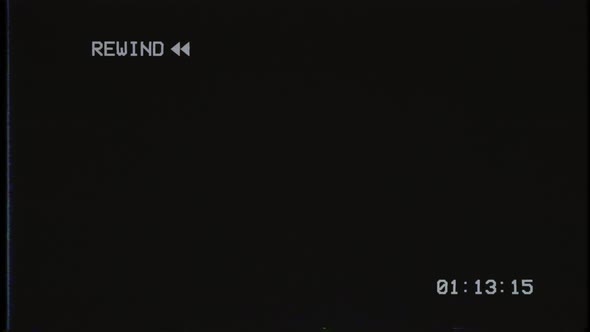 Videocassette recorder VCR or VHS Rewind for overlay alt