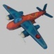 plane low-poly - 3DOcean Item for Sale