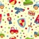Seamless Toys Pattern - GraphicRiver Item for Sale