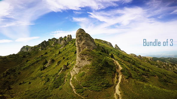 Over Mountain Landscape