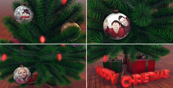 Christmas Tree with Photos