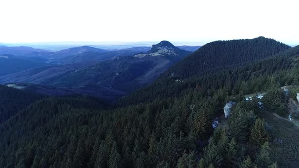 Above Mountains After Sunset