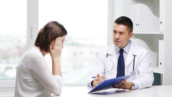 Doctor And Young Woman Meeting At Hospital 2