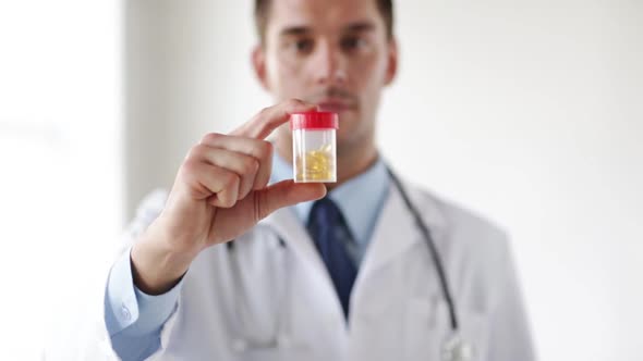Professional Doctor Showing Medication Pills 1