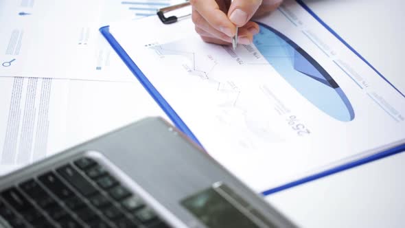 Businessman Hands With Laptop And Papers In Office 1