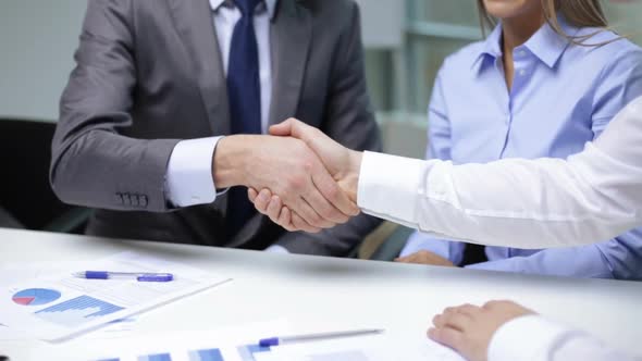 Two Businessmen Shaking Their Hands 6