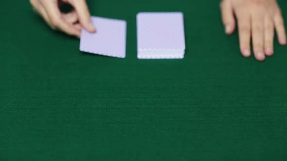 Holdem Poker Dealer With Playing Cards 4