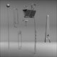 Office Ornamentals(Pins) - 3DOcean Item for Sale