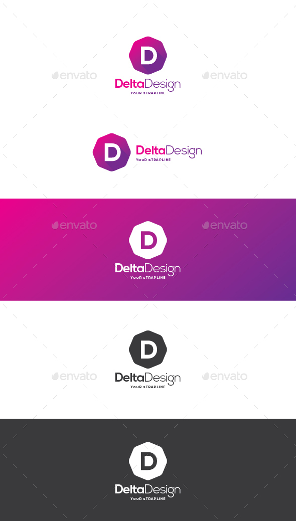 Delta Design Letter D Logo