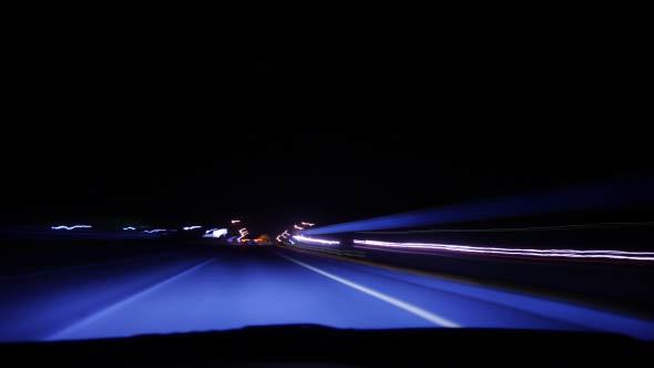 Driving Car Night Light