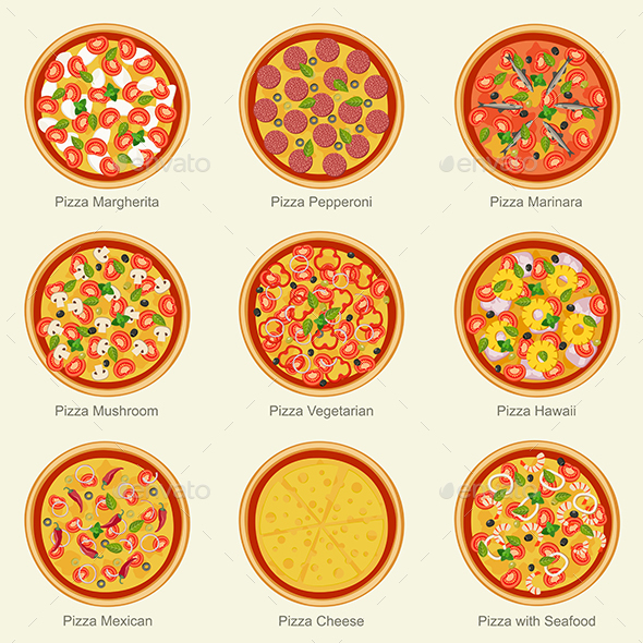 Pizza Graphics, Designs & Templates from GraphicRiver