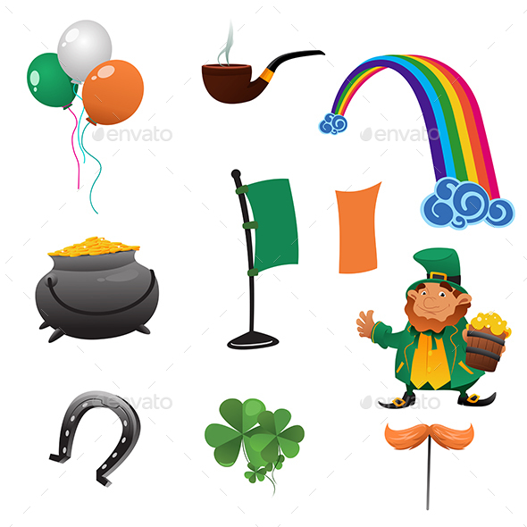 Saint Patrick Day Icons