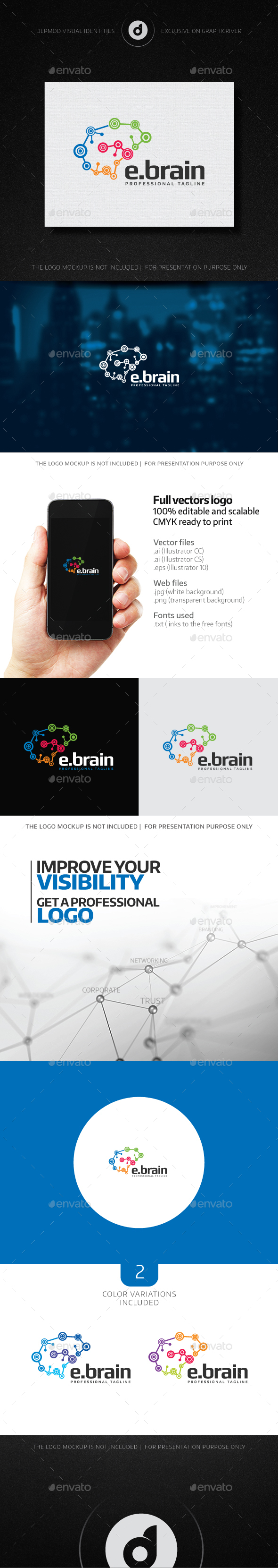 e-Brain Logo