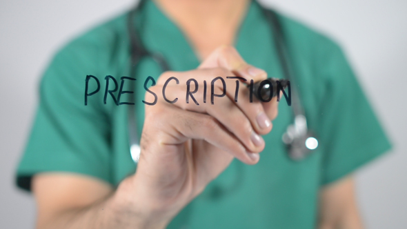 Prescription, Writing on Transparent Screen alt